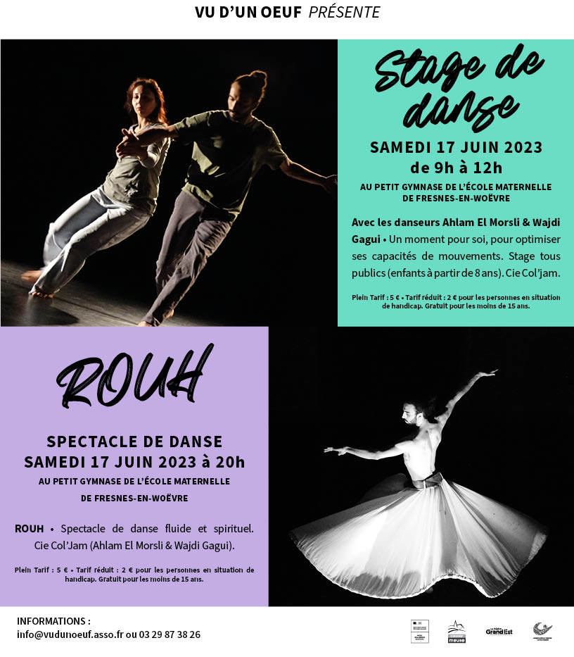 17 juin : Un stage et un spectacle à Fresnes